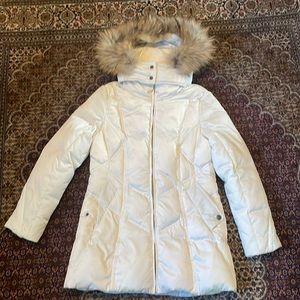 Andrew Marc Woman’s Puffer Coat With Real Fur Hood